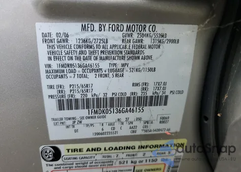 1FMDK05136GA46155